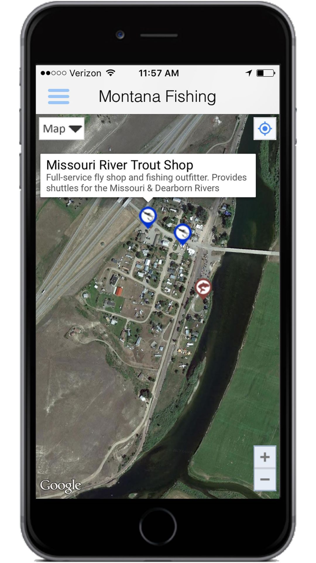 GoogleEarth view
